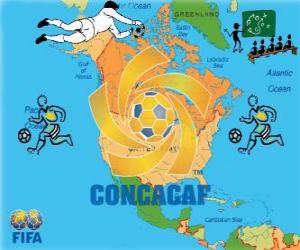 yapboz Kuzey Amerika ve Karayipler Futbol Konfederasyonu (CONCACAF)